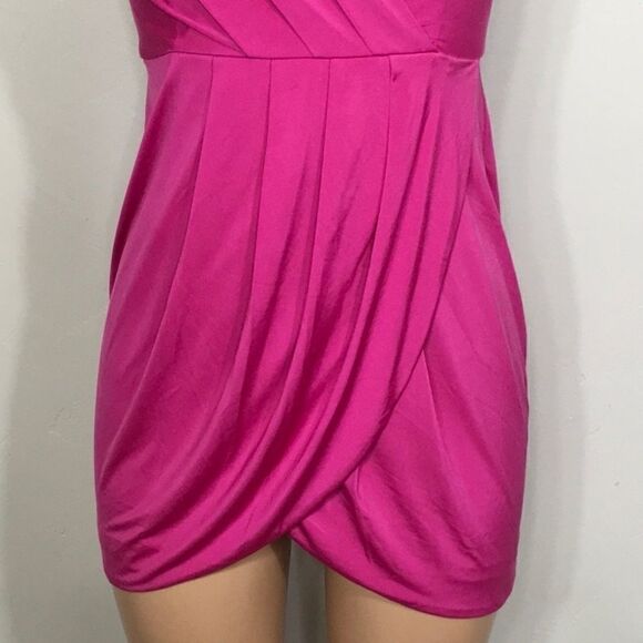 Pink wrap mini dress. New - Picture 7 of 16